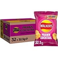 Walkers Prawn Cocktail Crisps 32.5 g (Pack of 32)